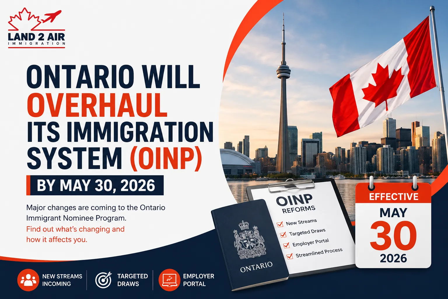 Ontario Will Overhaul its Immigration System (OINP) by May 30, 2026