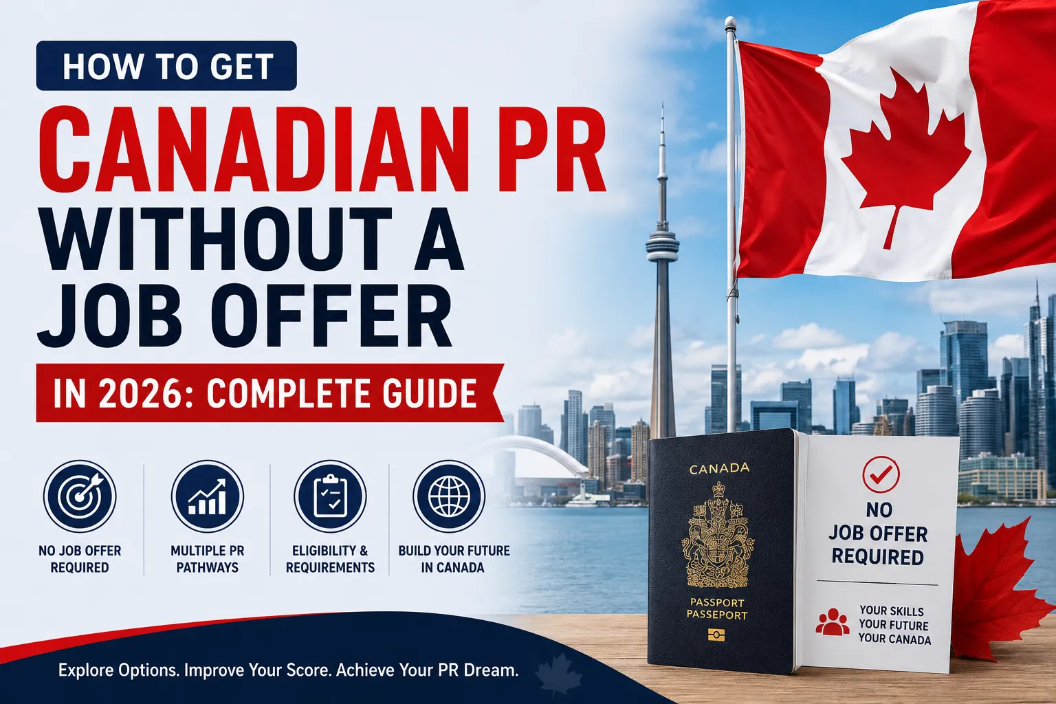 How to Get Canadian PR Without a Job Offer in 2026 Complete Guide
