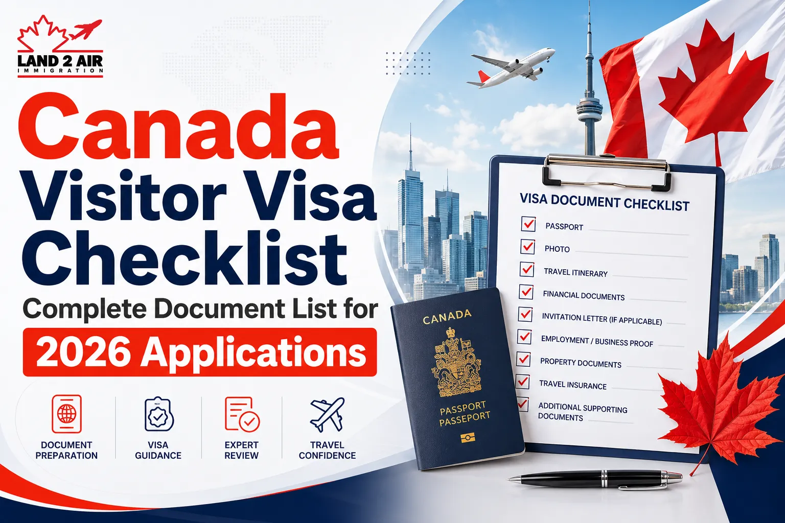 Canada Visitor Visa Checklist Complete Document List for 2026 Applications