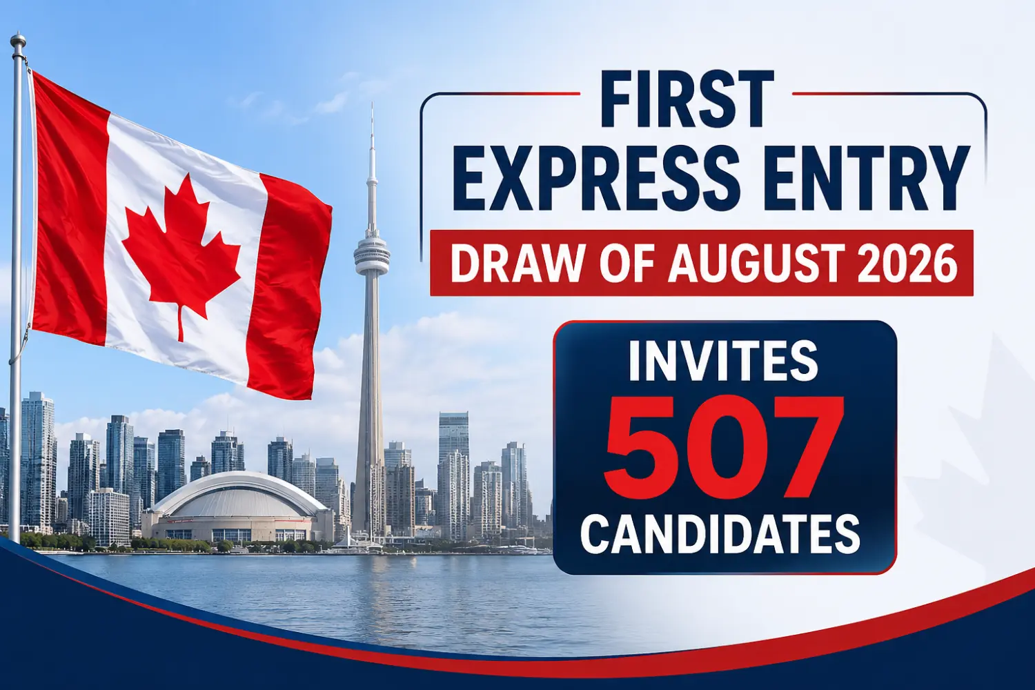 First Express Entry Draw of August 2026 Invites 507 Candidates